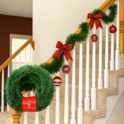 Guirnalda de pino artificial de Navidad (5,5 m) | HOLIPINE