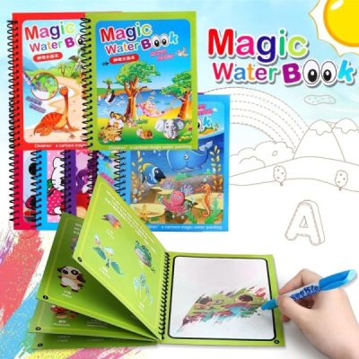 Libro para colorear con agua sin ensuciar para niños | WONDERINK